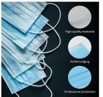 3 Ply Earloop Non Woven Mask Disposable Flu Face Mask 17.5 * 9.5cm CE FDA