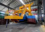 Submersible Pump Dredger Ship 298KW Auxiliary Engine Power Beach Offshore