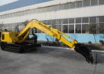 Heavy Equipment Excavator Swing Speed 11RPM , Long Reach Excavators