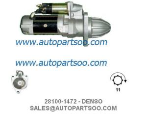 Wholesale 28100-1472 28100-1520 - DENSO Starter Motor 24V 7KW 11T MOTORES DE ARRANQUE from china suppliers