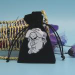 Aux Suede Drawstring Jewelry Bag Logo Printed Custom Velvet Material For Gift