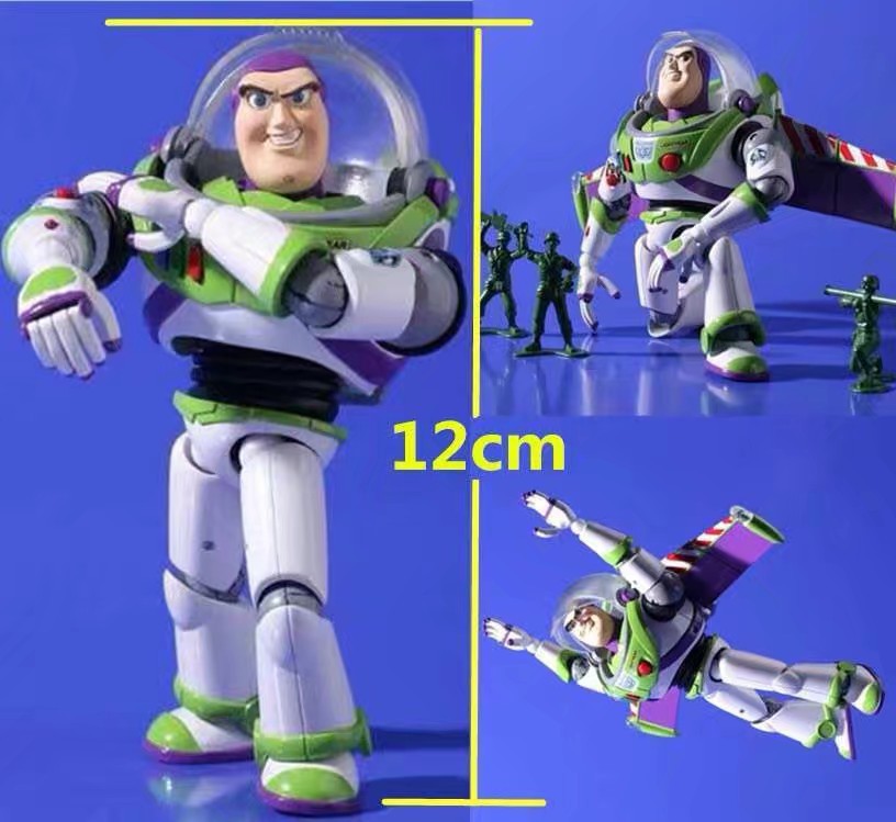 Boys 4-6 Toy Story Buzz Light year Action Figure White/Mult 15CM Original Package Yes