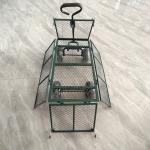 Heavy Duty Steel Mesh Utility Cart Wagon Wheelbarrow Steel Mesh 4.10/3.50-4