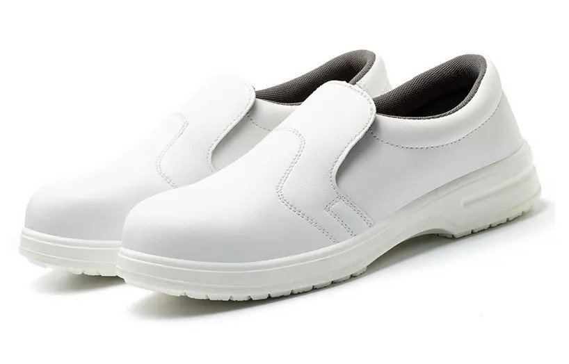 Medical Nursing Clinical Shoes White Leather Non Slip Shoes In Orthopedic Hospital