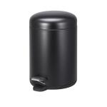 Home Waste Management 5L Stainless Steel Pedal Bin with Bowl Lid and Sturdy