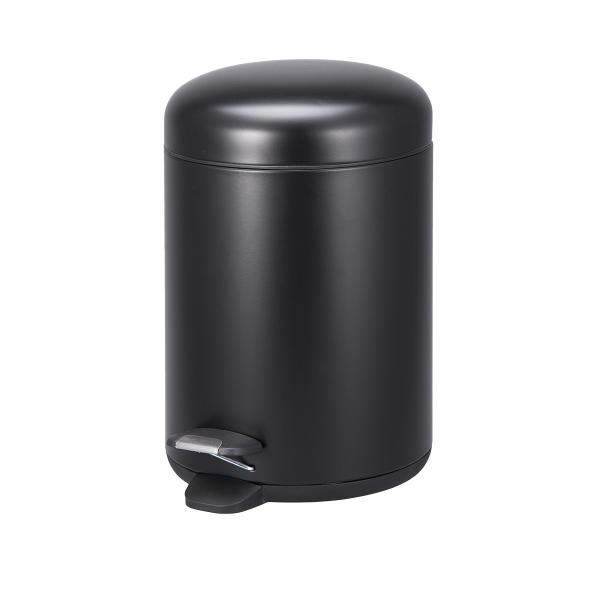 Home Waste Management 5L Stainless Steel Pedal Bin with Bowl Lid and Sturdy