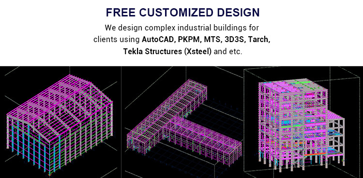 Insulation Q235 Q345 Prefab 100000 SQM Workshop Steel Structure