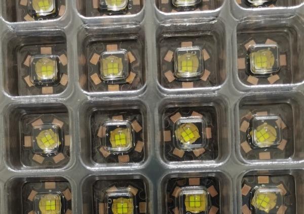 Quality High Current 850mA White 1W High Power LED Luminous Flux 900-1100lm for sale
