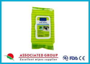 Wholesale Non Toxic Pet Cleaning Wipes For Dogs , Cleaning Wet Wipes Disposable from china suppliers