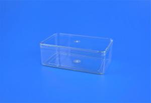 Wholesale PE Clear Square Storage Bins . Food Grade Square Plastic Storage Containers from china suppliers