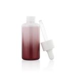 50ml 100ml Empty Round Gradient Lotion Glass Bottle Set