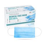 High BFE Disposable Earloop Face Mask , 3 Ply Non Woven Fabric Mask