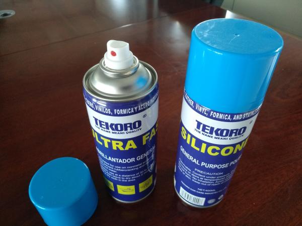 Clear Silicone Spray Lubricant For Rubber / Plastic / Metal / Nylon/ Wood