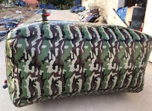 Wholesale Double Coating Tarpaulin Water Tank , Military 1500L Brick Water Tank Military Water Tank from china suppliers