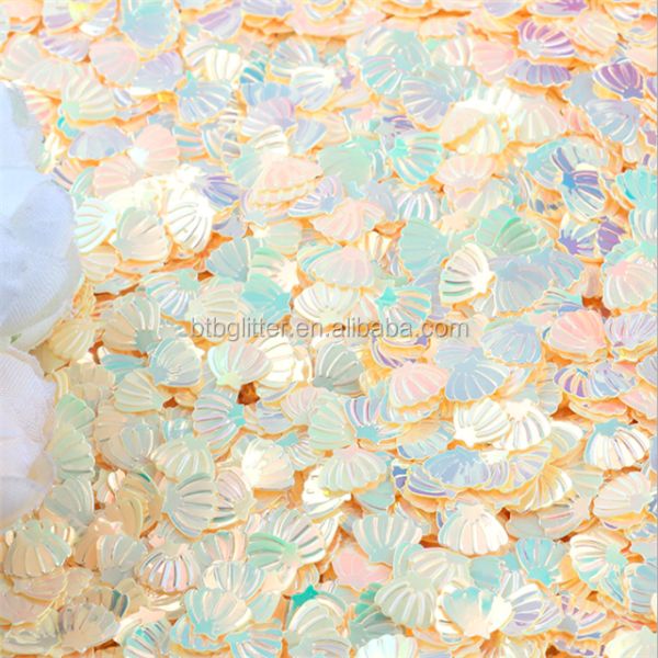 Thousand Choices Offered Seashell Sequin Sea Shell Shaped with Artware Design
