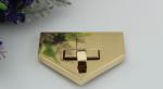 US hot sale zinc alloy bigger metal twist lock purse hardware for handbag