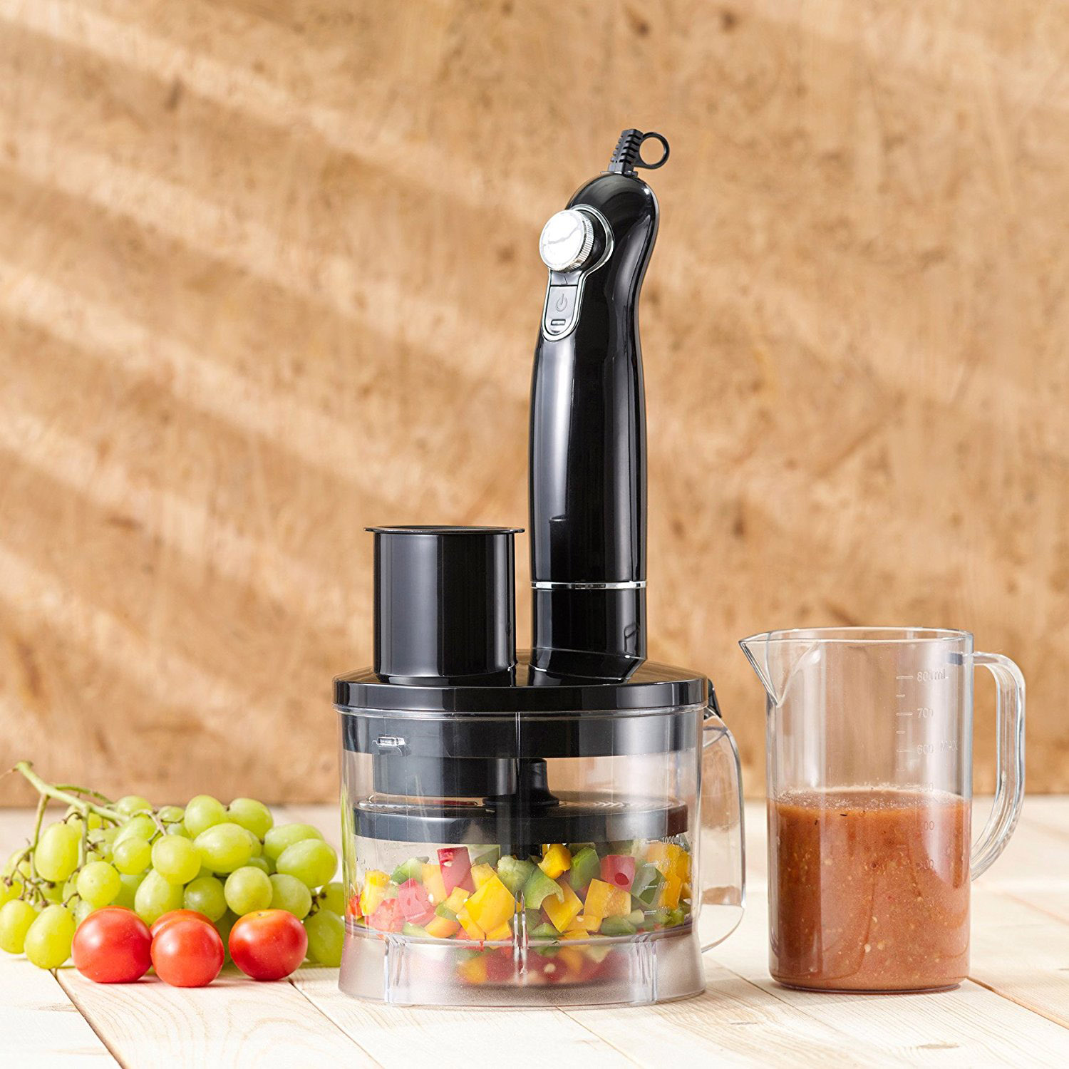 Hb107 700w Multi-use Immersion Blender Slim Hand Blender
