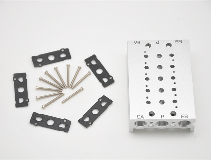 Textile Yin Auto Cutting Machine Parts / Cutter Parts SS5Y3-20-05 5CM Manifold