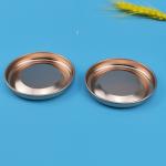 150mm Wine Paper Tube Rose Gold Gloss Tinplate Lid