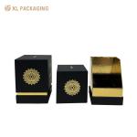 Customized Luxury Lid And Base Perfume Box Skin Care Gift Cosmetic Fashion Gold