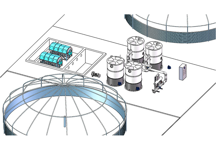 Energy Efficient Aquaponics Ras System Large Scale With Zinc Coated Tanks