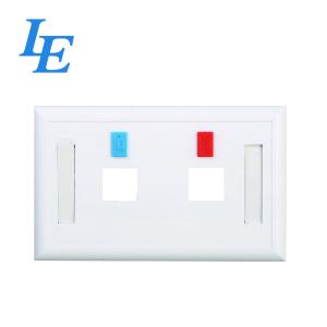 Wholesale RJ45 Network Faceplate Socket 86*86mm / 114*70mm Telecommunication Application from china suppliers