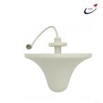 3dBi 2.4G GSM 4G Penta-Band Omni Ceiling Antenna Highly Reliable White ABS N