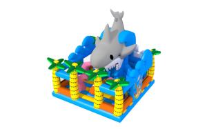 Wholesale Shark Design Inflatable Fun City Combo Seaworld Jumping Castle from china suppliers