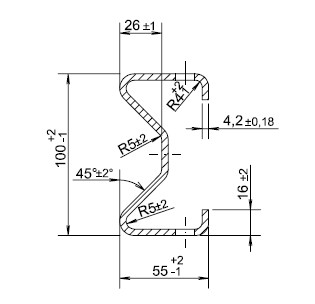 Expressway Guardrail Post Machine, Post roll forming machine