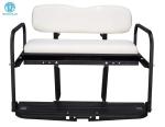 White EZGo / Club Car Golf Cart Flip Seat High Gloss Powder Coating Custom Color