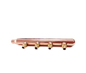 Wholesale Red Copper 4 Branch Manifold 3/4'' X 1/2'' Lead Free Brass Fittings from china suppliers