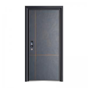China Zinc Alloy Single Double Exterior Security Door Villa Entrance Steel Doors on sale