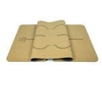 Yoga Practice Cork Yoga Mat |Toxic Free Unique Workout mat| Patterned Design