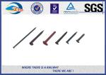 Bitumen / Dacromet Railway Screw Spikes / Dog Spikes NF F500-50