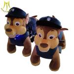 Hansel shopping mall popular children walking stuffed animals coin operated