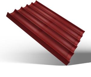 Wholesale RED Non-Stick Coating French Bread Baking Mold Customized For Aluminum Bakery Pan from china suppliers