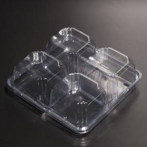 Wholesale PET 4-Compartment Food Container With Lid For Fresh Fruit And Vegetable from china suppliers