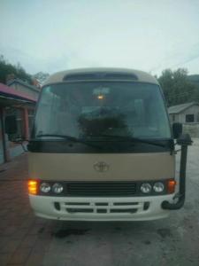 Wholesale TOYOTA engine Used Toyota Coaster Bus Optional Color Blue White Brown Goldecheap price Africa South America hot sale from china suppliers