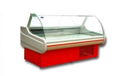 Self Contained Food Deli Display Refrigerator , Meat Display Counter Rear