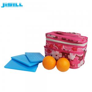 China Portable HDPE Plastic Reusable Ultra Thin Ice Pack Cooler Cold Packs For Cooler Bags on sale
