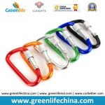 Wholesale aluminum 6cm hot carabiner new fashion carabiner w/lock snap pole