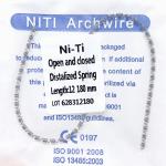 Niti Distalizing Spring Orthodontic Dental Archwire 0.010 0.012 Inch 180mm