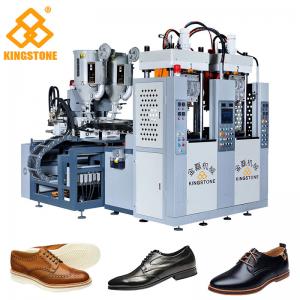 Wholesale Men Leather Shoes Sole Injection Molding Machine , 2 Colors TPR Sole Making Machine from china suppliers