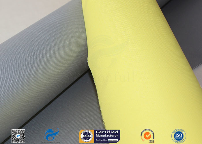 Silicone Coated Fiberglass Fabric 0.65MM 960GSM Satin Grey Fire Welding Blanket