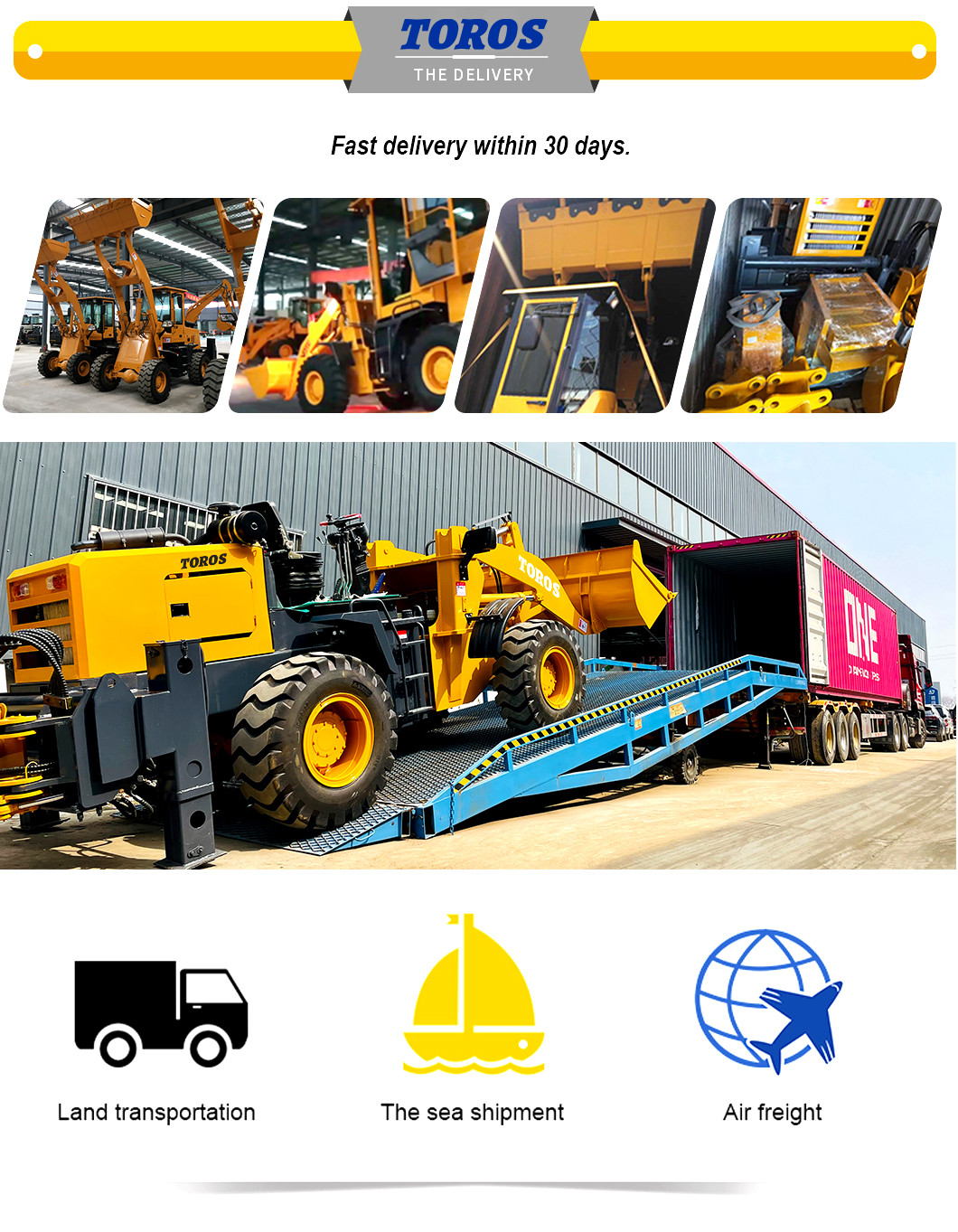 TOROS Versatile Mini Backhoe Loader Machine 1 Ton 2 Ton 3 Ton