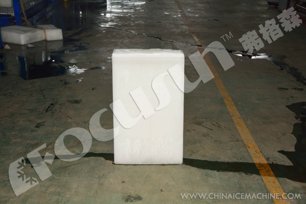 Milky White 27 Tons Direct Refrigeration Block Ice Maker with Video Outgoing-Inspection