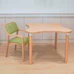 4 People Solid Wood Dining Table Simple Style Home Furniture for Custom Nursing