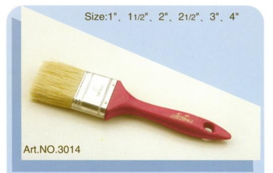 Plastic handle pure natural bristle Chinese bristle synthetic mix paint brush No