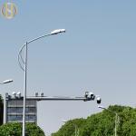ASTM A123 Q345B LED Street Light Highway Lamp Post Straight Arm