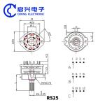 RS25 Generic Selector Band Rotary Switches Band Switch DC30V 0.3A